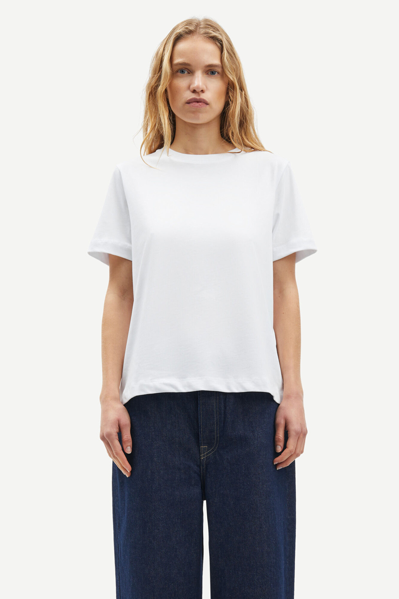 Samsøe Samsøe Camino t-shirt Wit-1 2