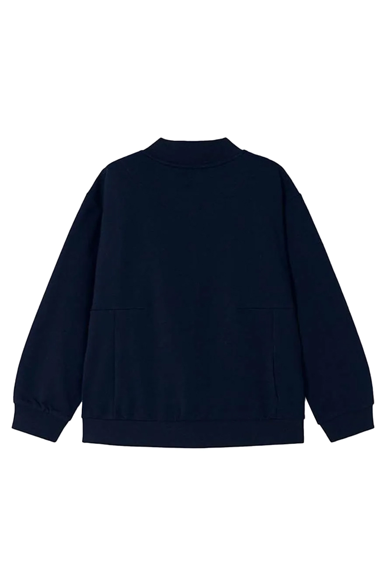 Mayoral Elastic fleece pullover Blauw-1 3