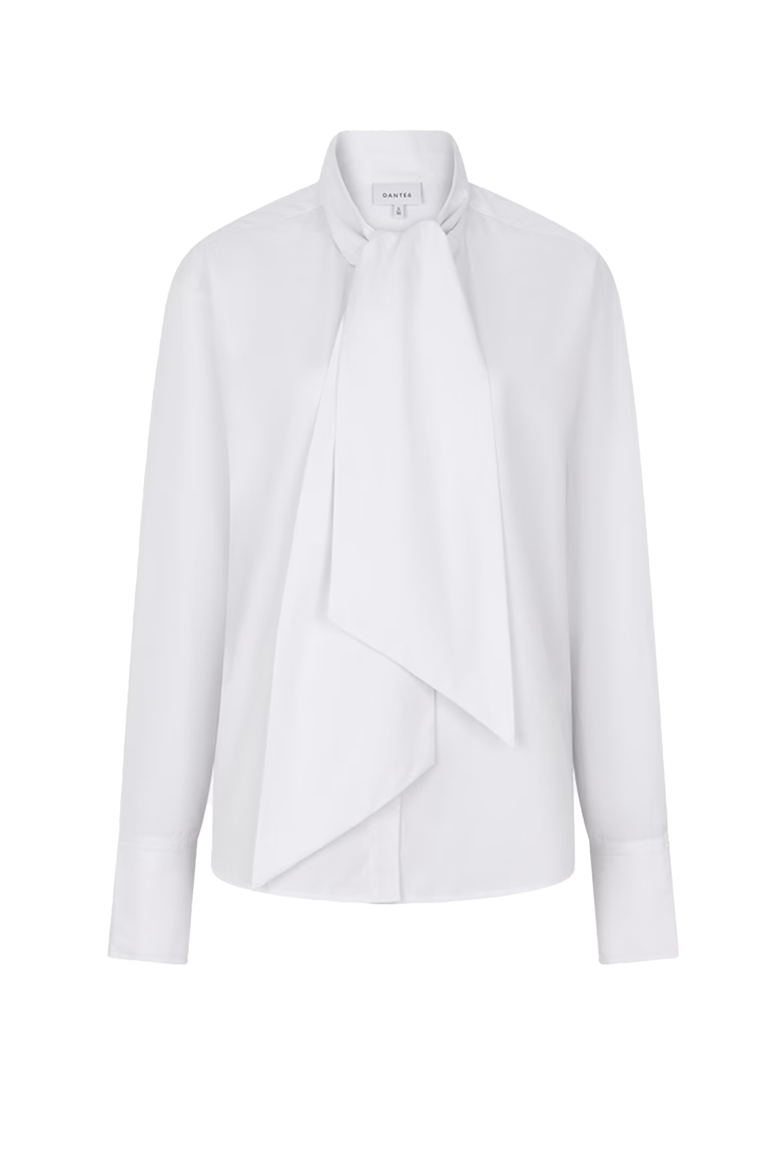 Dames blouse lange mouw wit