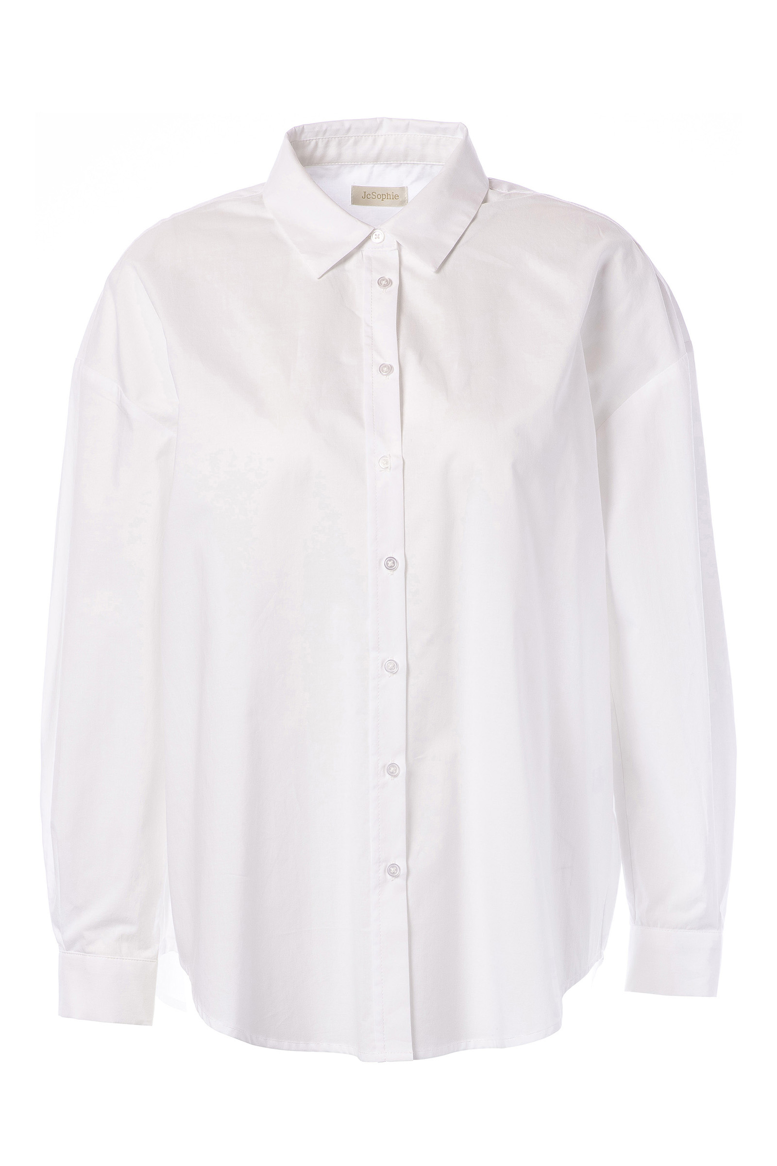 Dames blouse lange mouw wit