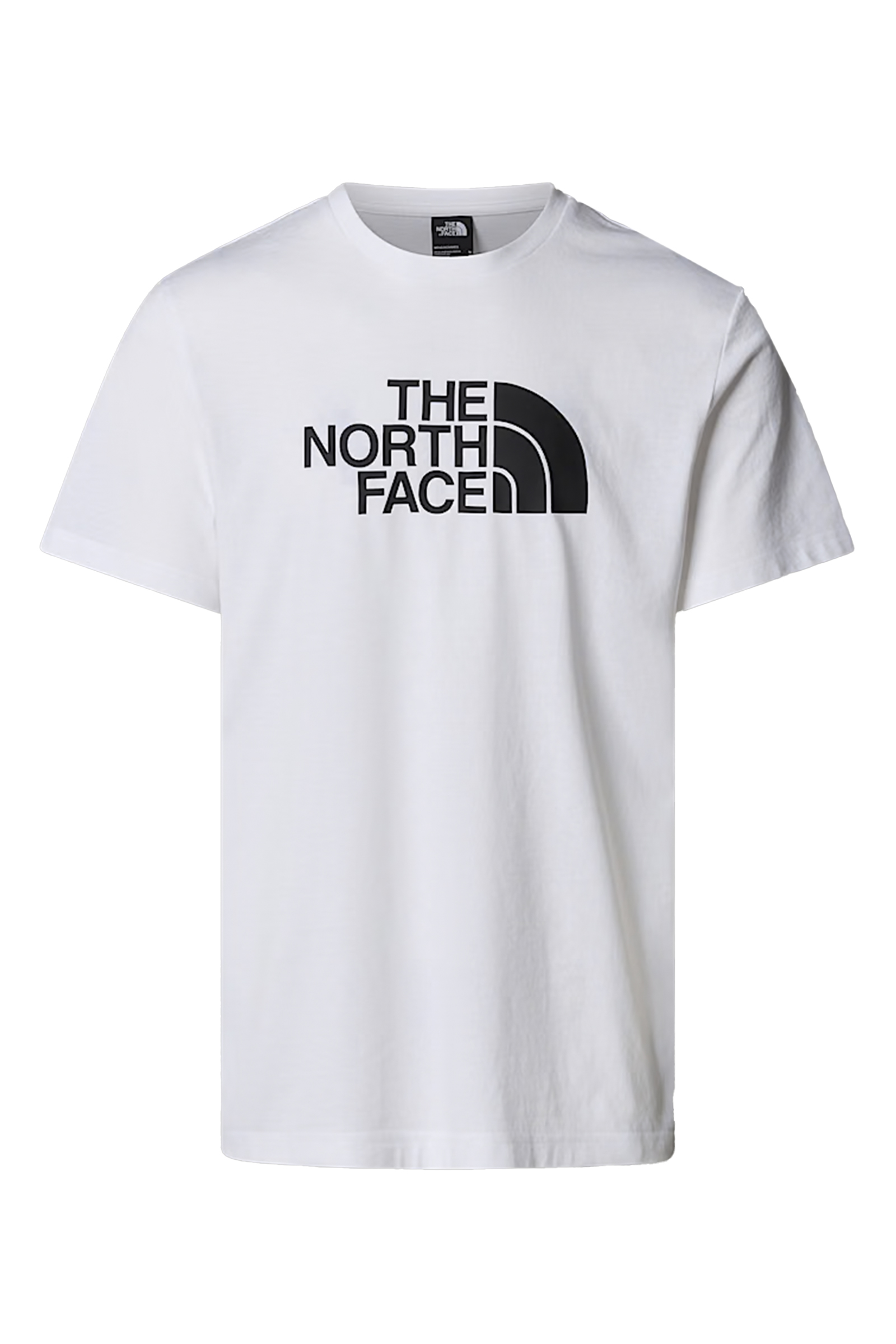 Casual heren t-shirt km wit
