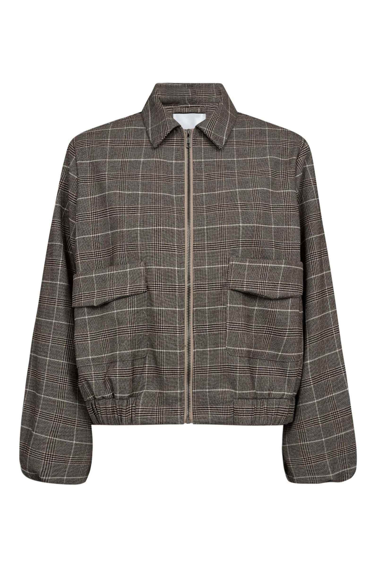 Dames blazer bruin
