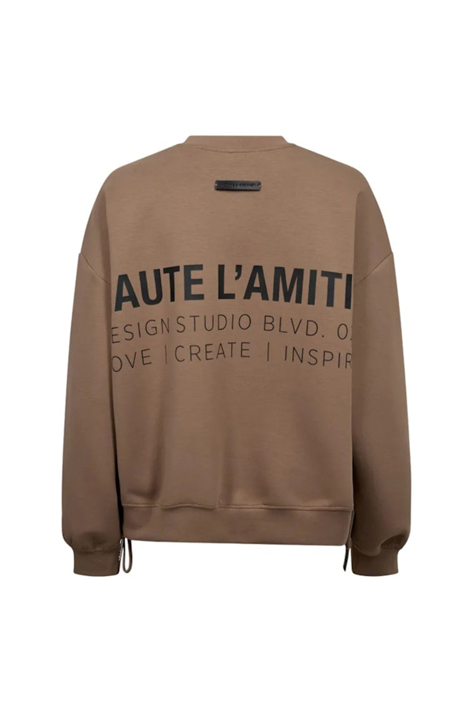 Dames sweater bruin