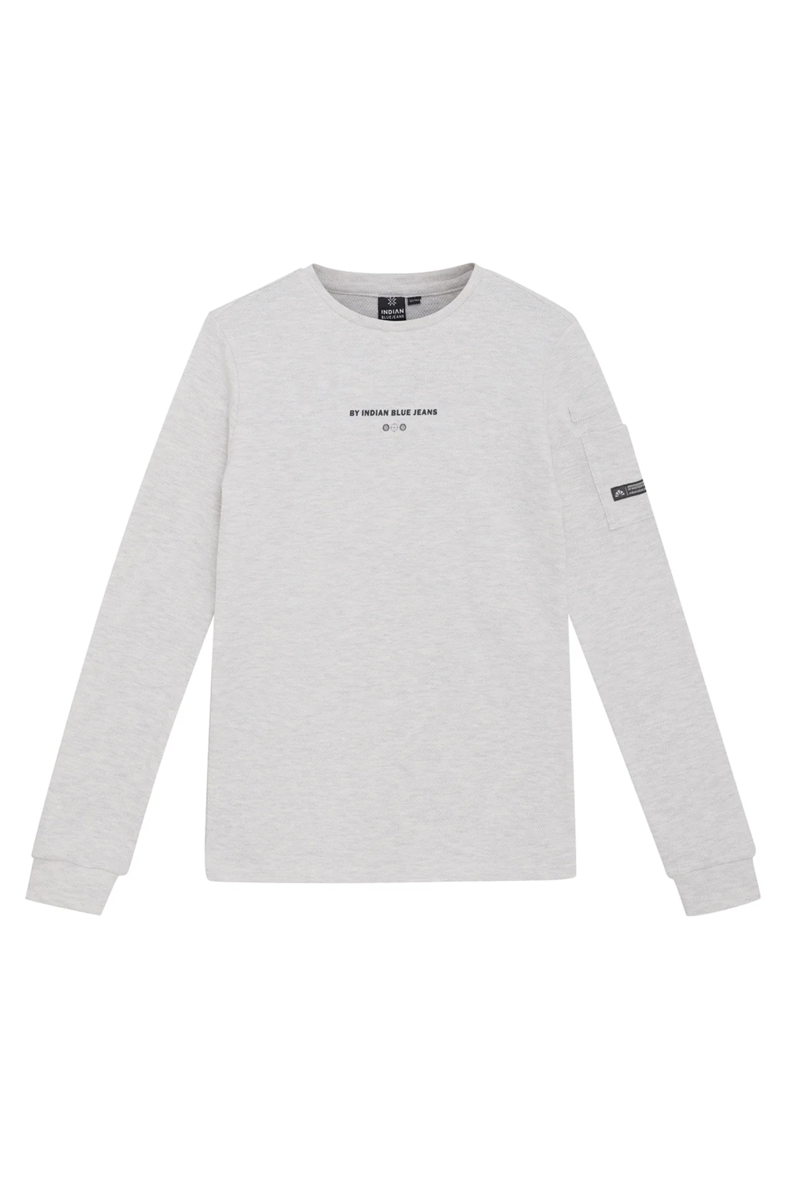 Jongens t-shirt lange mouw grijs