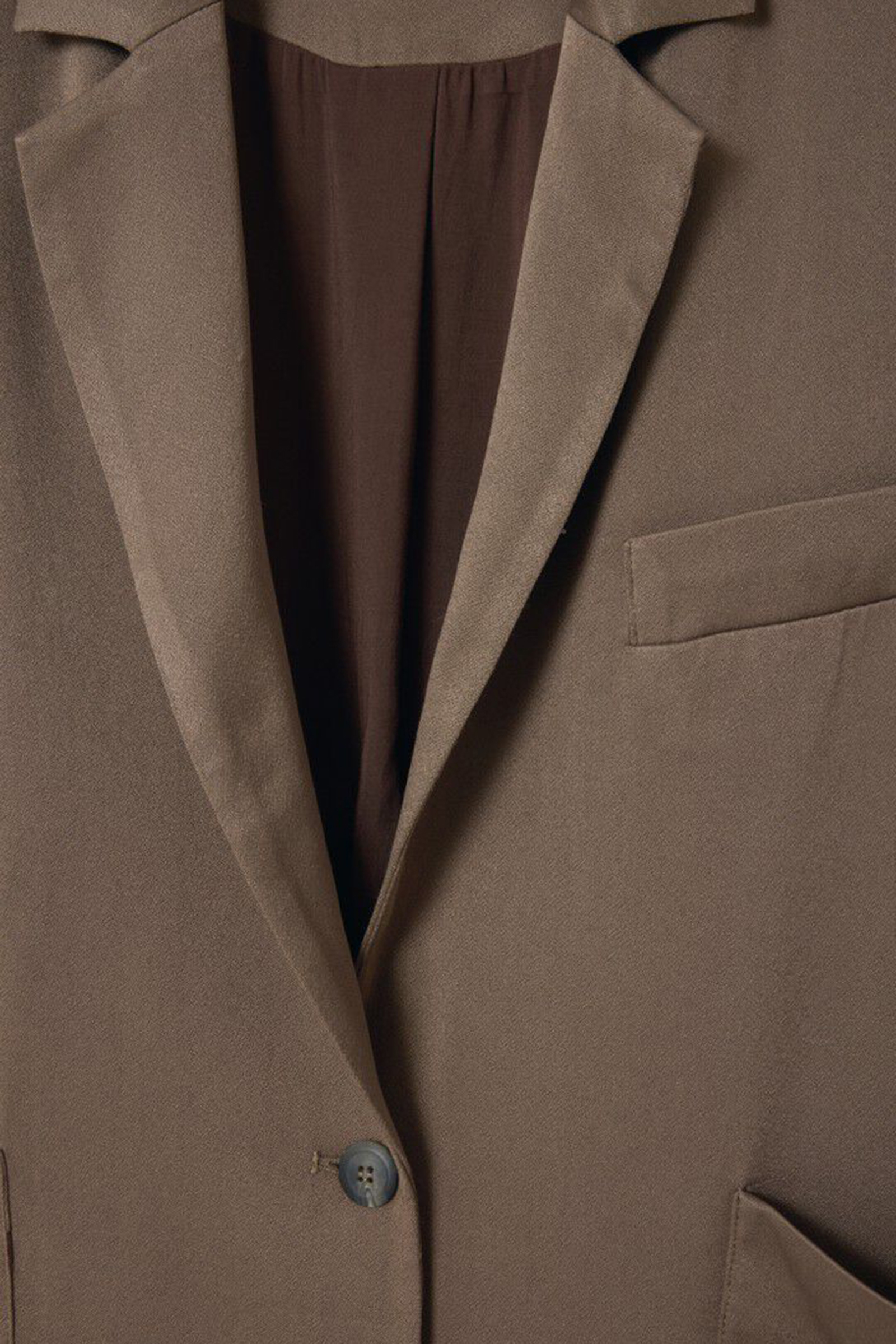 Dames blazer bruin