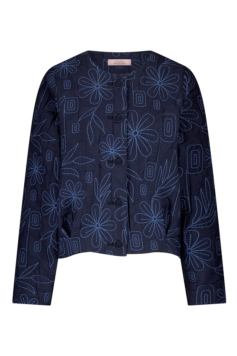 Studio Anneloes Fien padded jacket Blauw-1 1