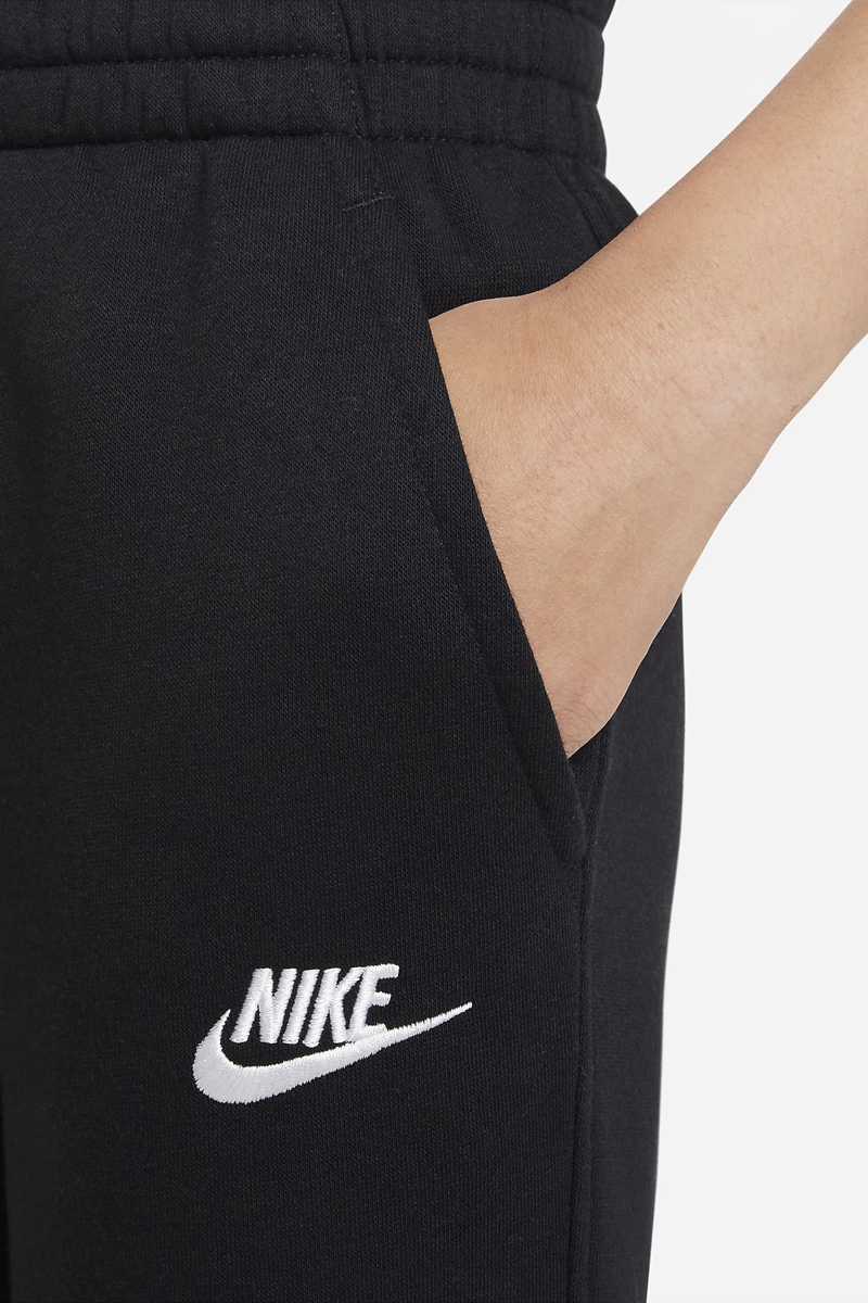 Nike Nike Sportswear Club Fleece Big Kid 010 BLACK/WHITE 3