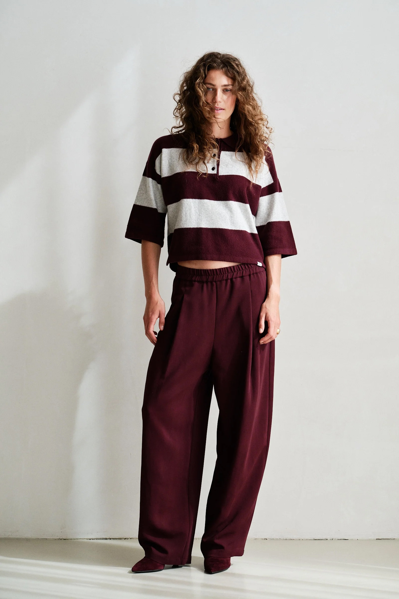 Dames broek rood