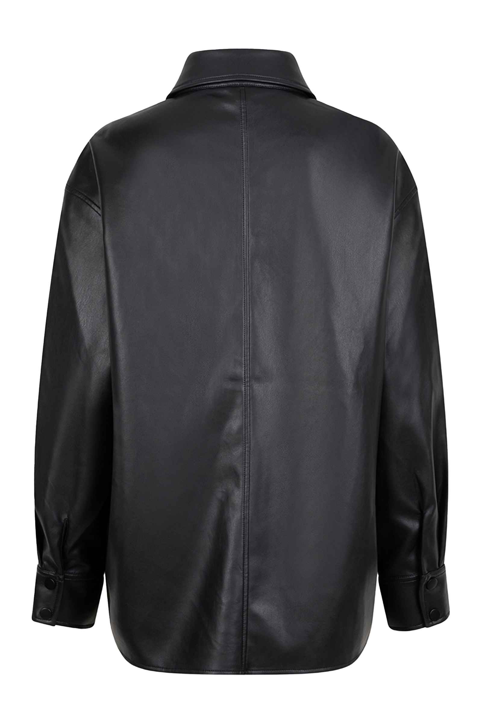 Dames blouse lange mouw zwart