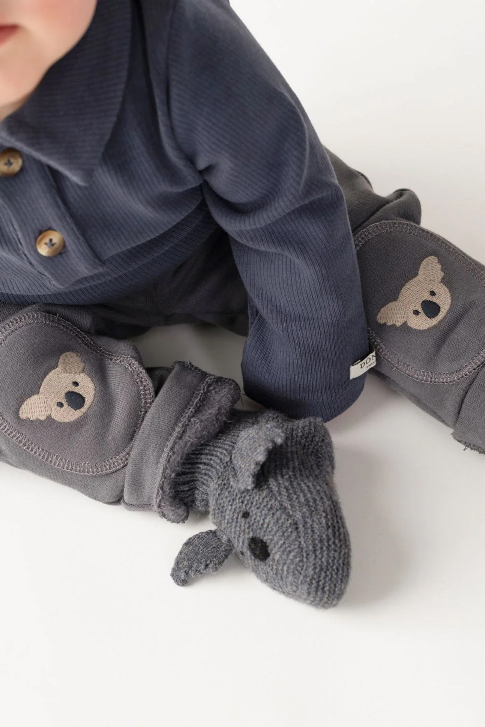 Baby broek grijs