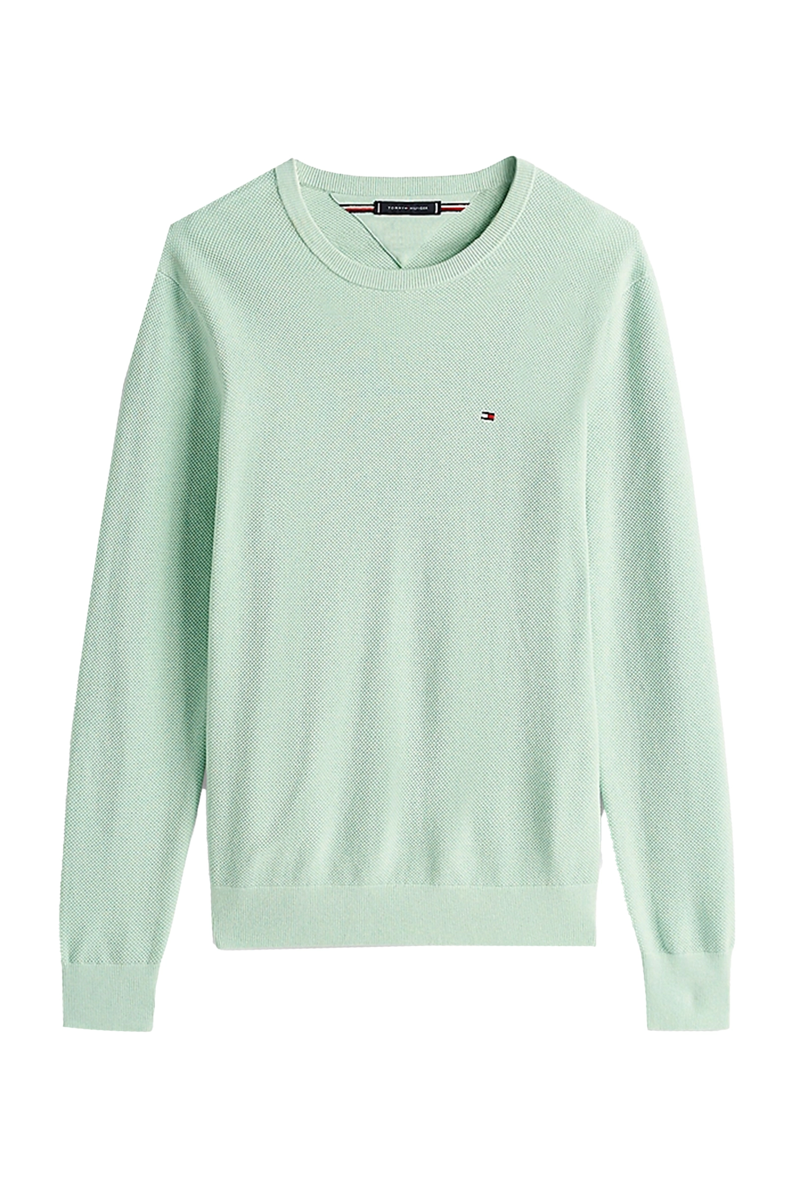 Tommy Hilfiger ESSENTIAL STRUCTURE CREW NECK Groen 1
