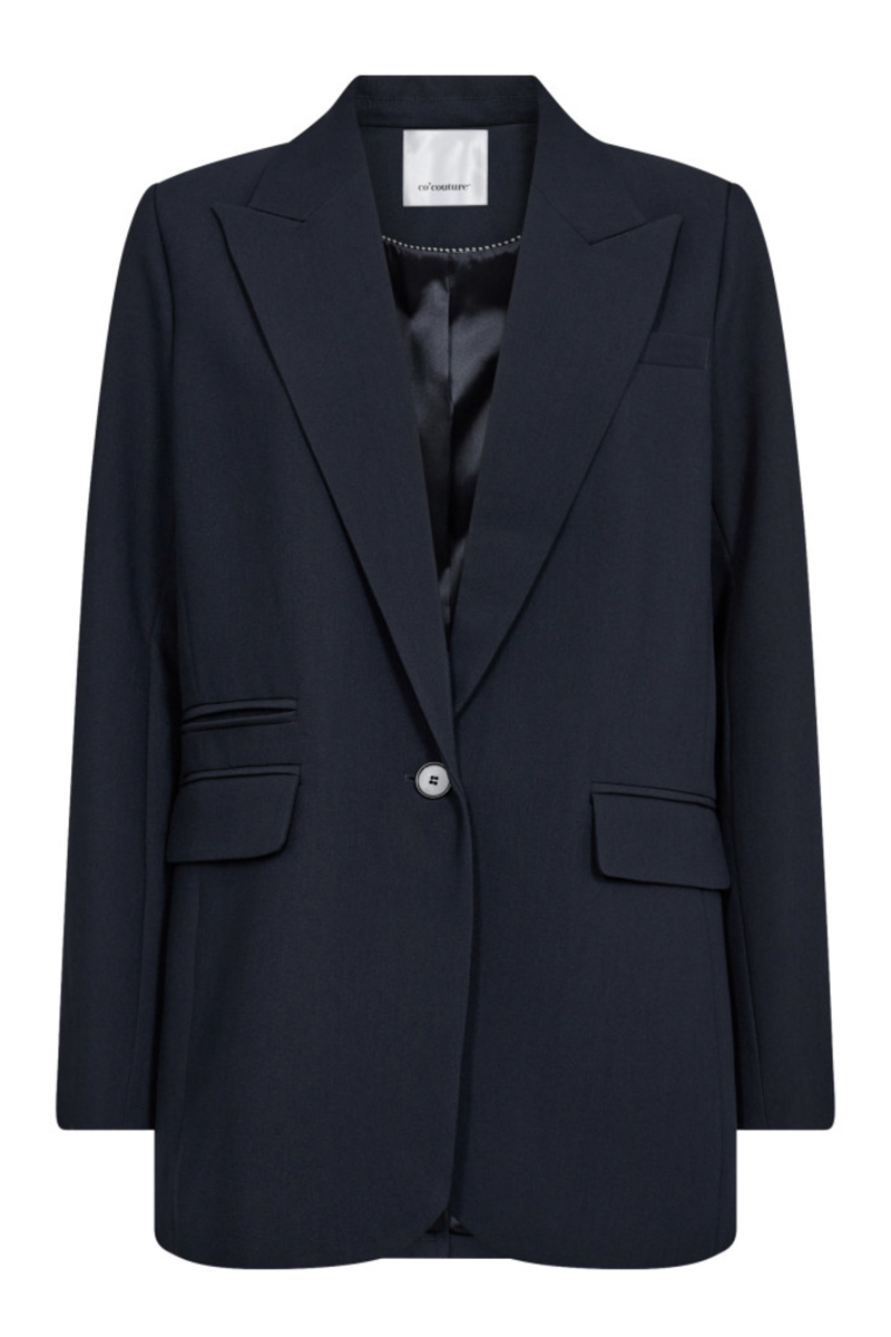 Dames blazer blauw