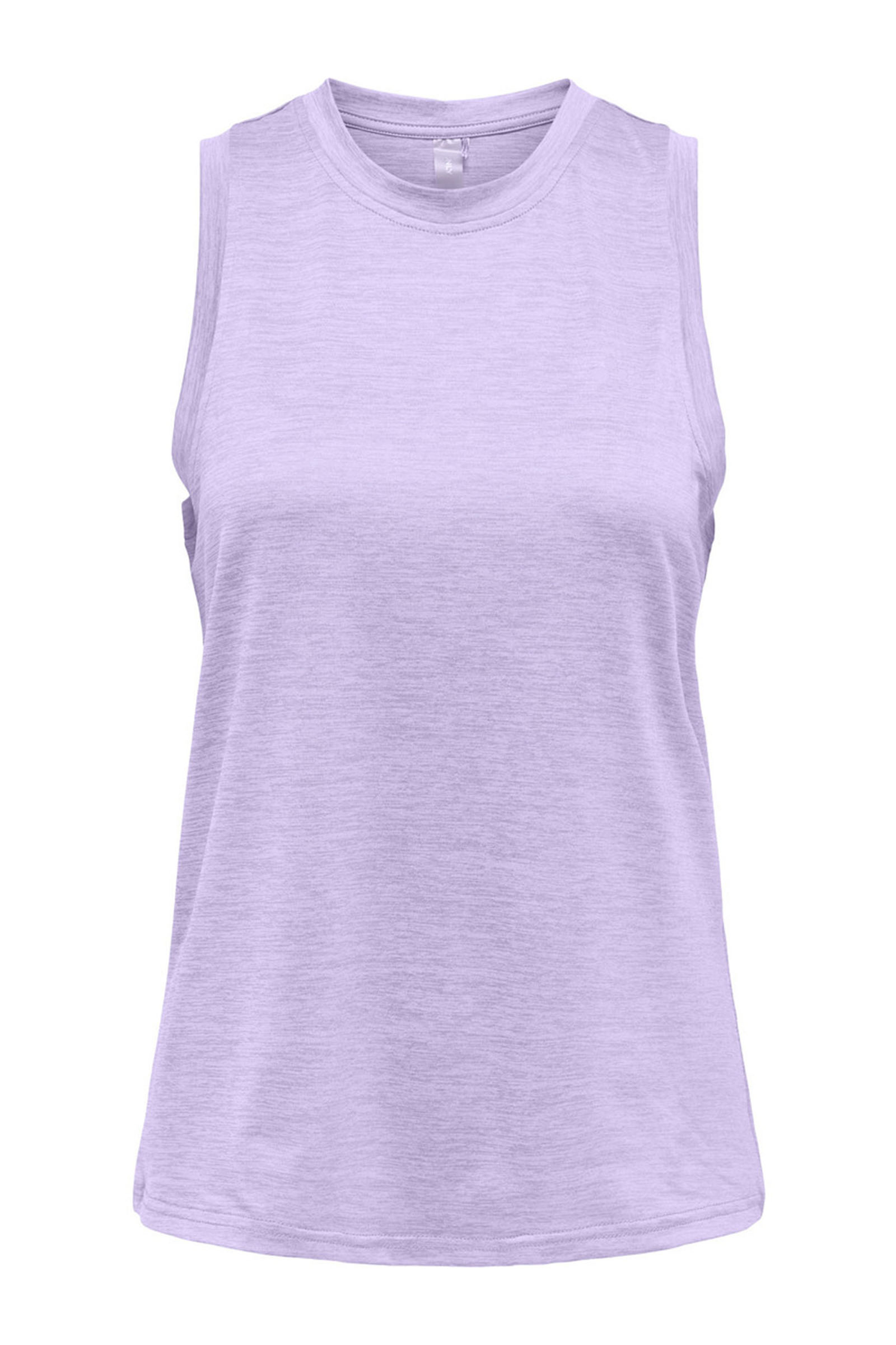 Dames blouse korte mouw paars