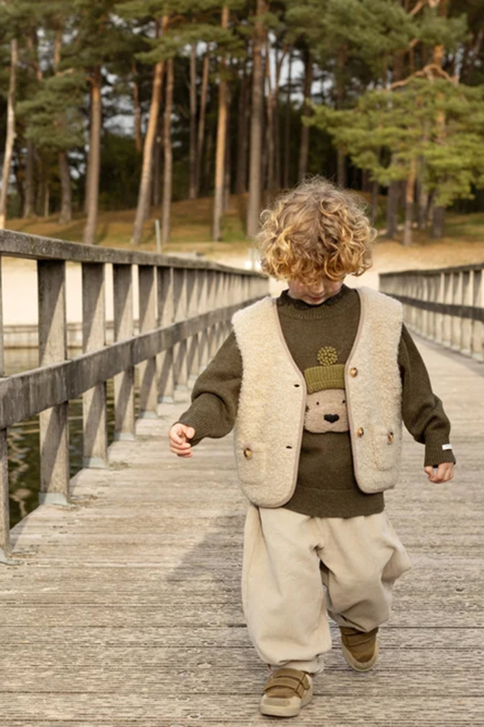 Jongens broek bruin