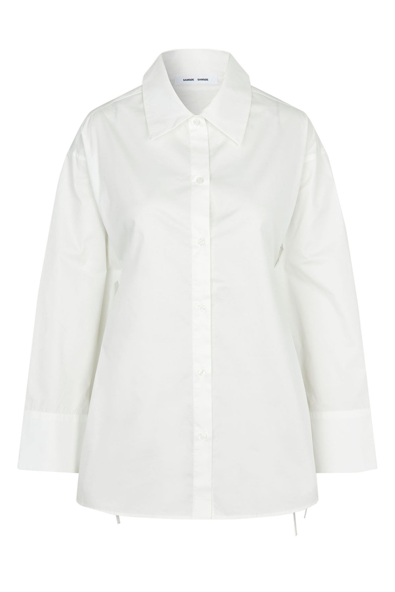 Dames blouse lange mouw wit