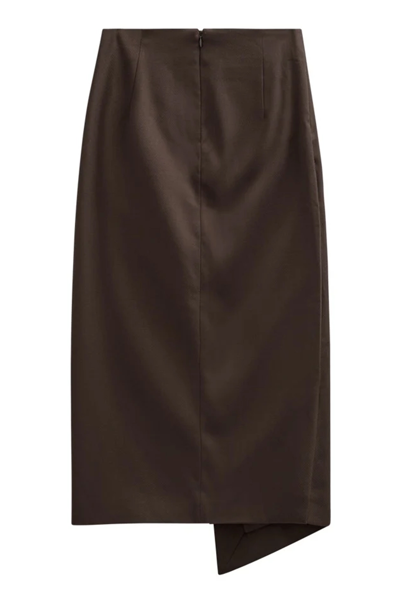 Dames rok bruin