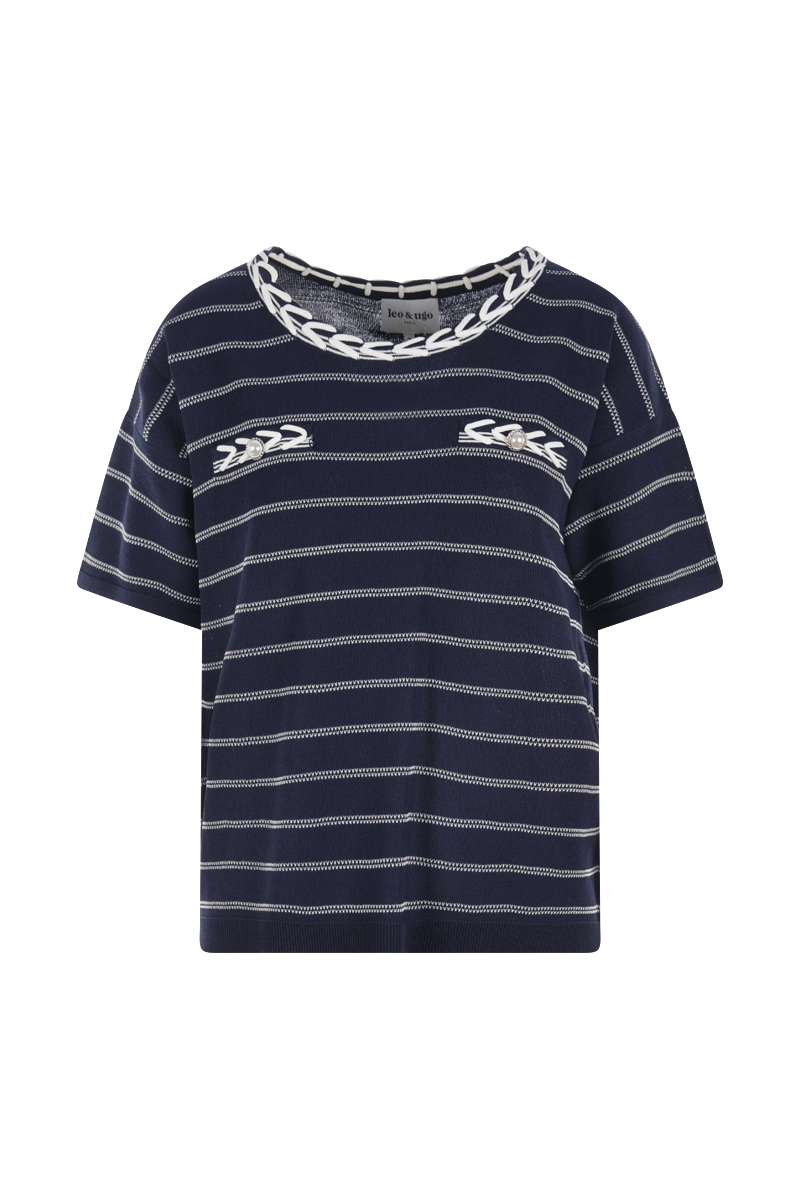Dames top blauw
