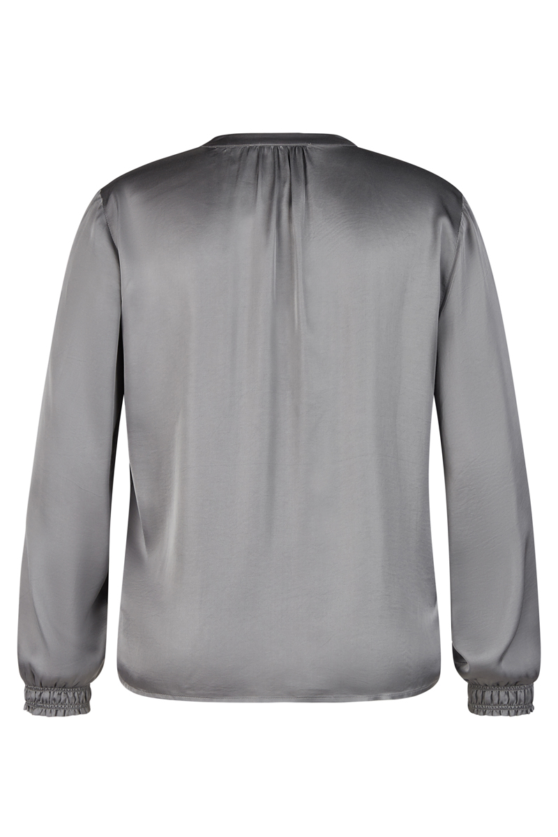 Lecomte Bluse Steingrau 2