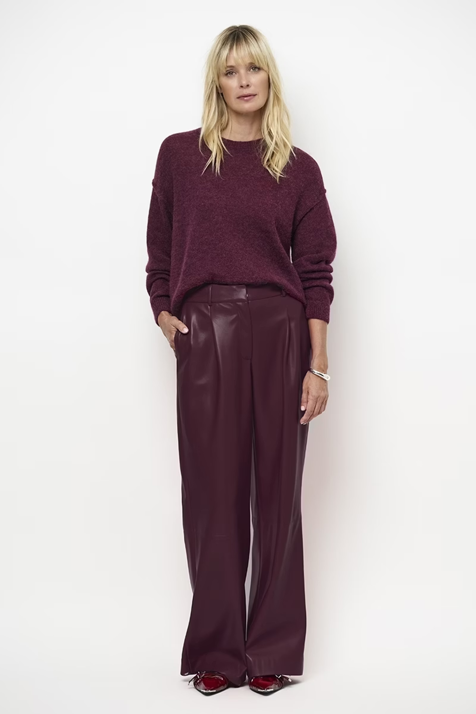 Dames broek rood