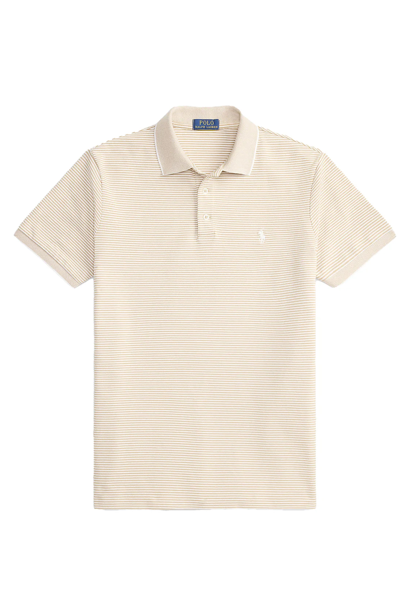 Heren polo korte mouw bruin