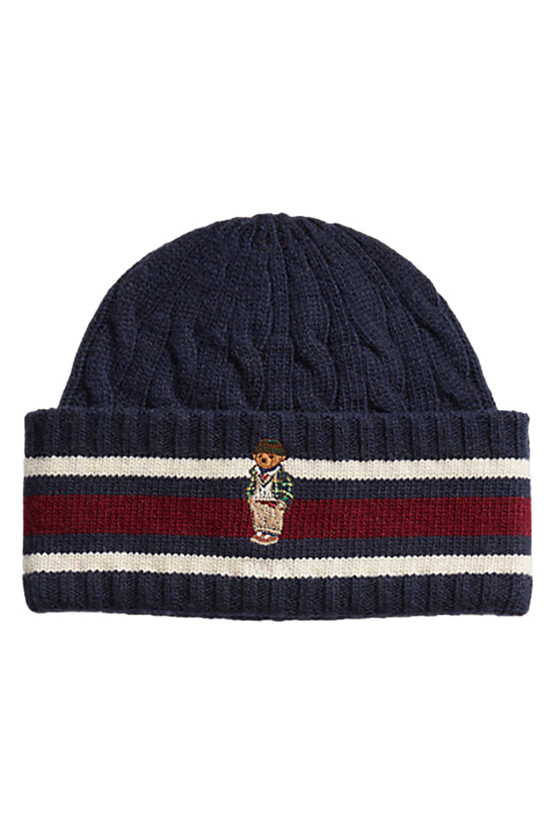 Heren muts blauw