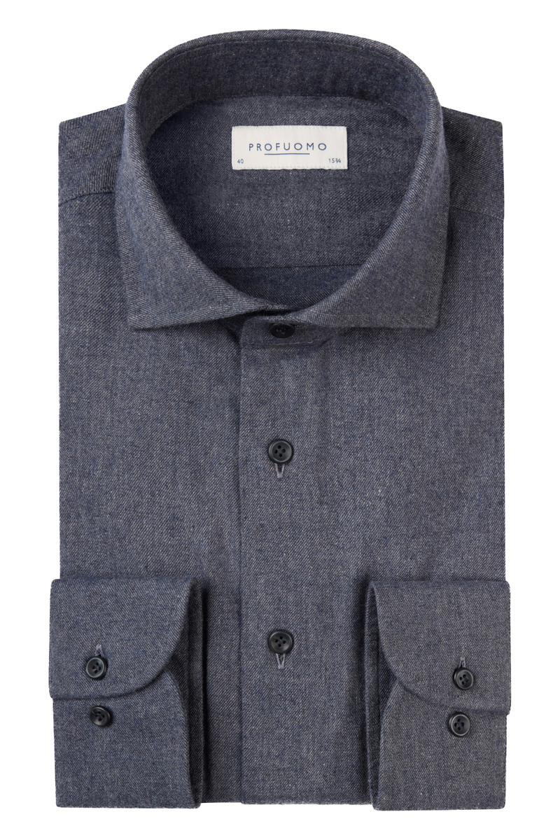 Heren t-shirt kortemouw blauw