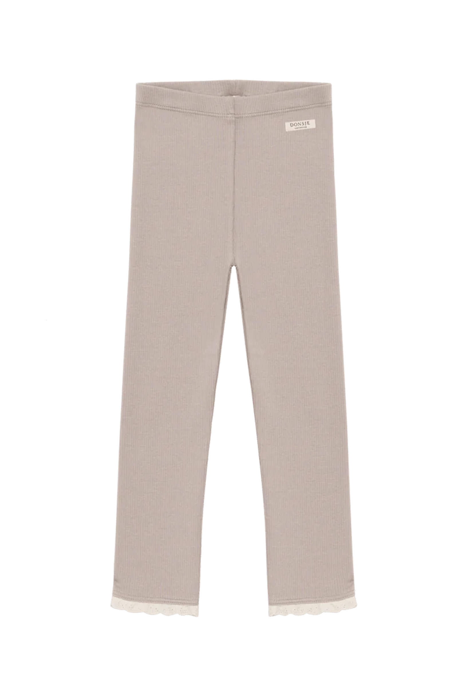 Meisjes legging ecru