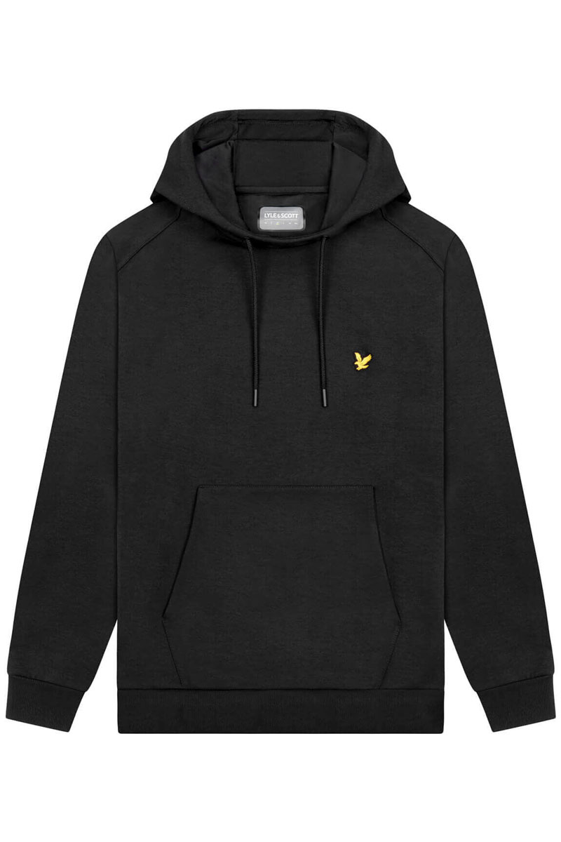 Lyle & Scott OTH TECH FLEECE HOODIE Zwart-1 1