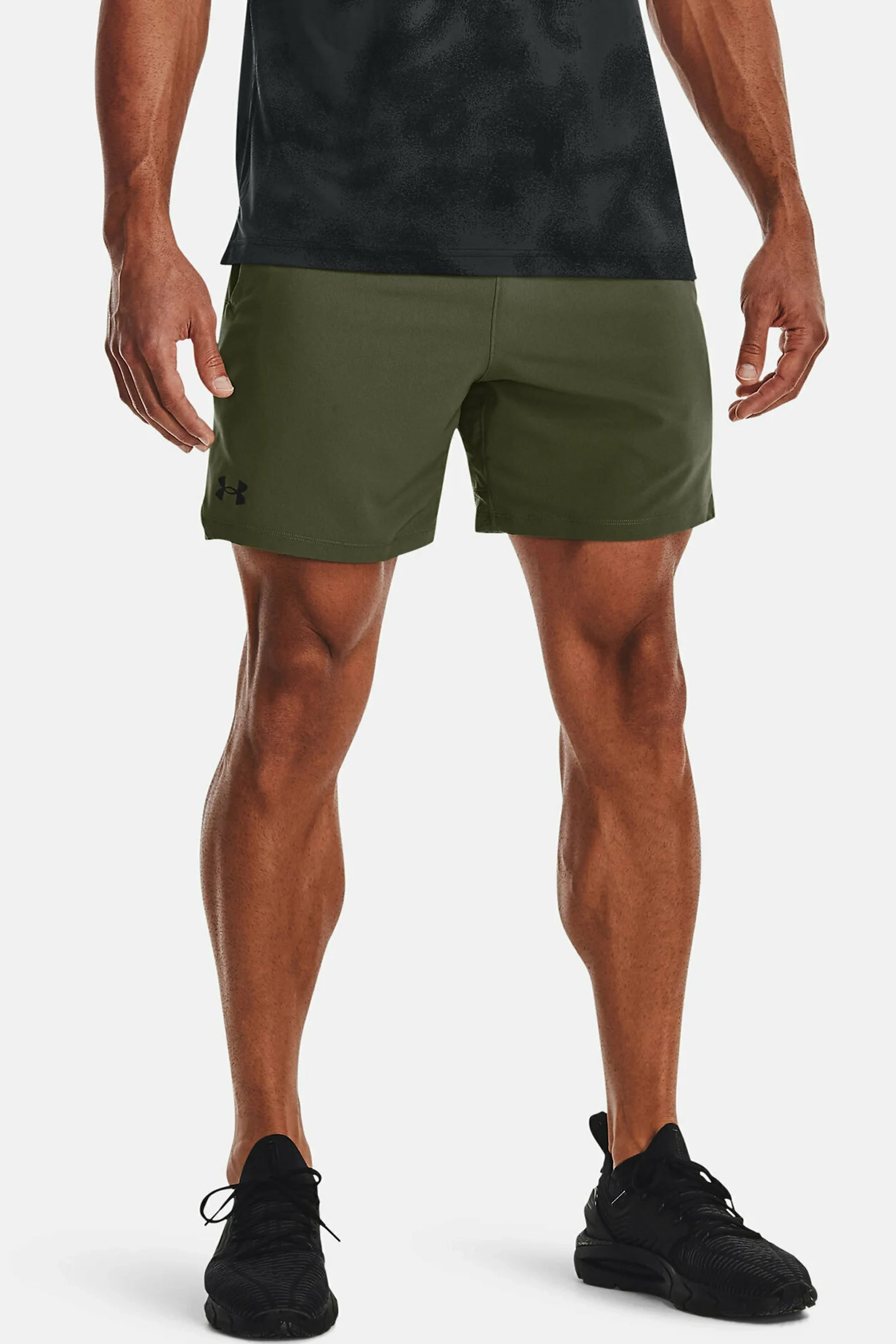 Fitness heren short groen