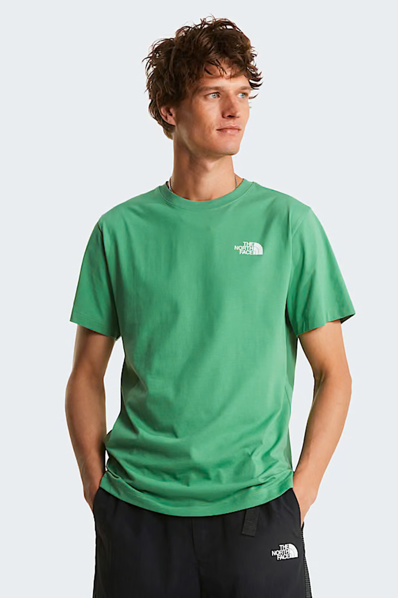 Casual heren t-shirt km groen