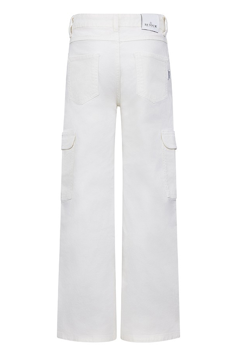 Meisjes broek ecru