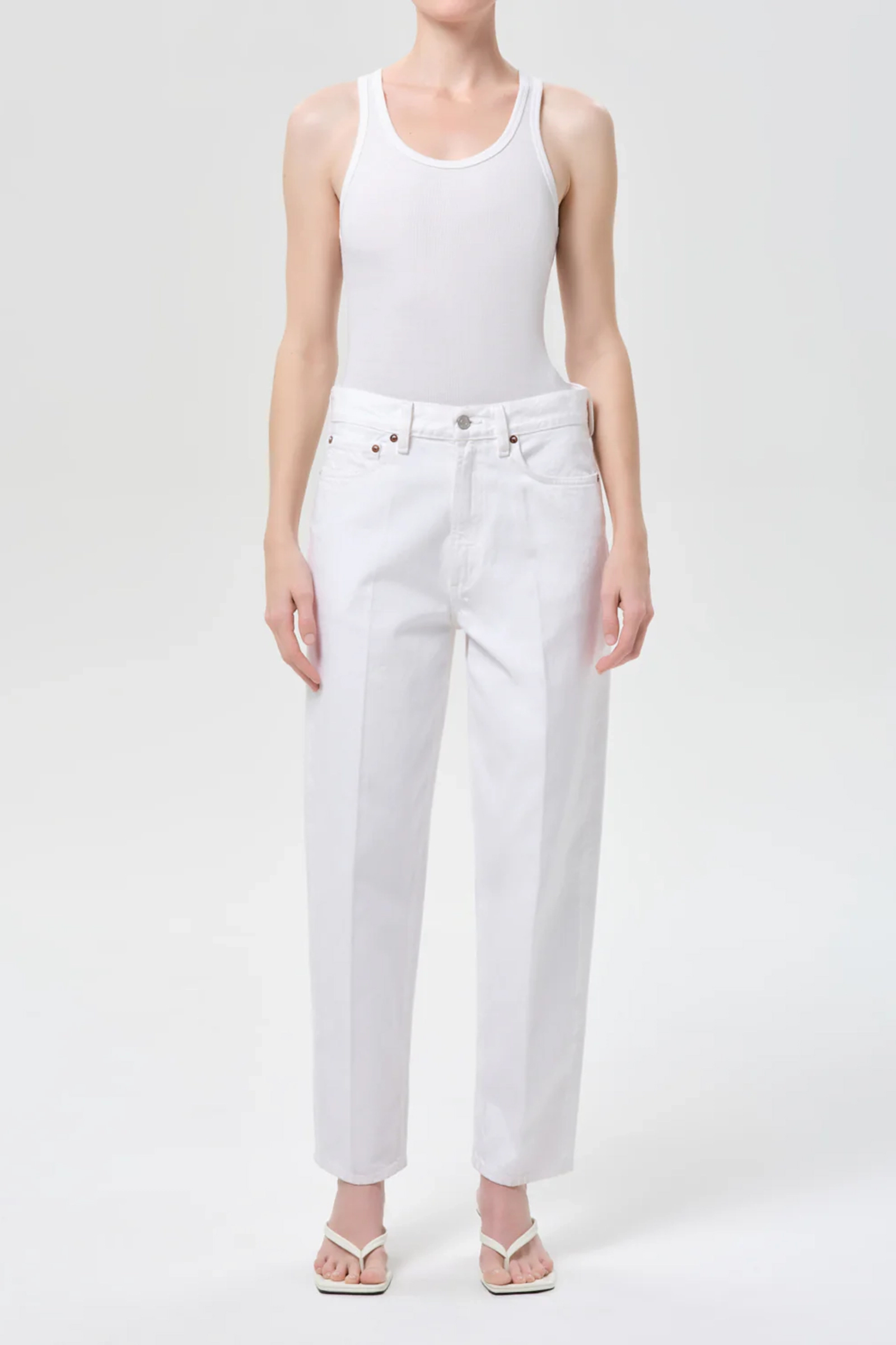 Dames jeans ecru
