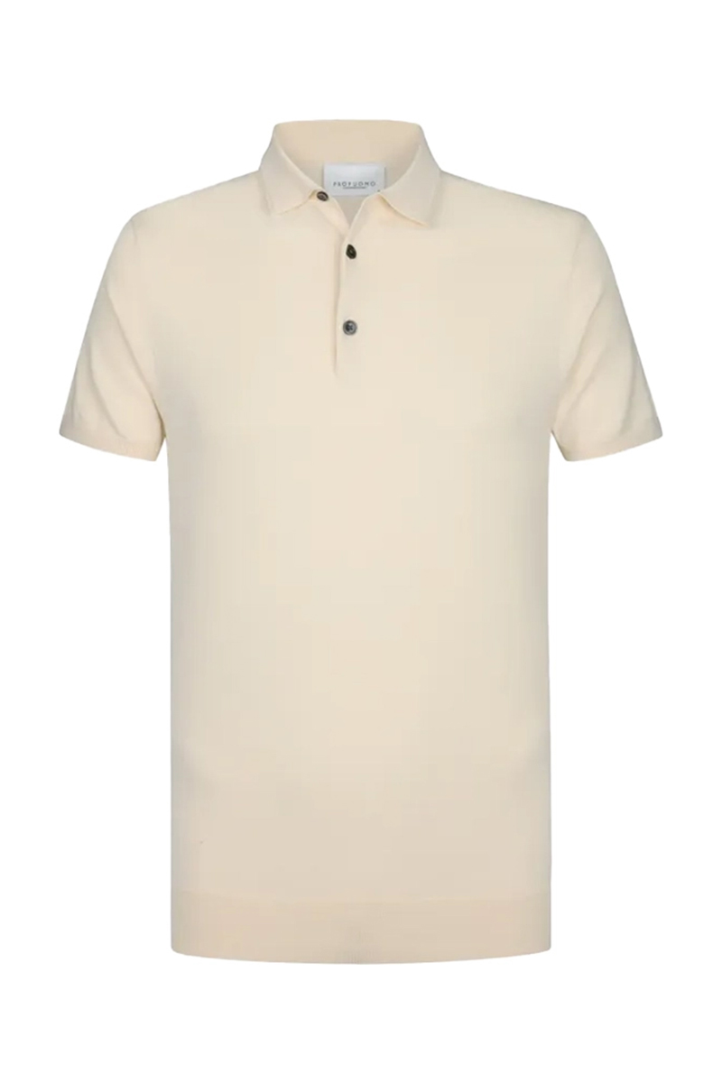 Heren polo korte mouw wit