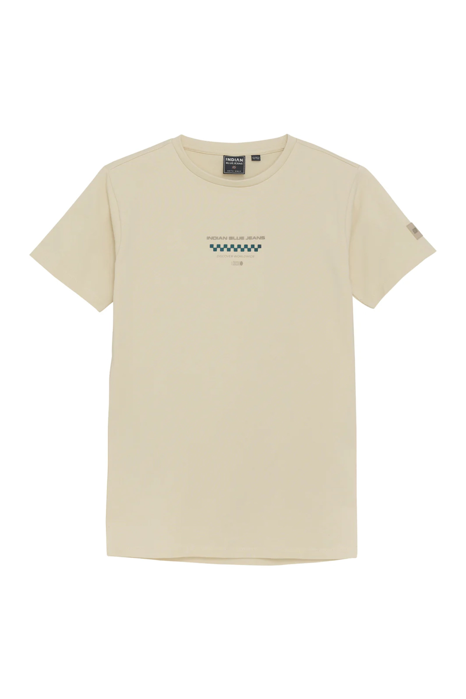 Jongens t-shirt korte mouw bruin