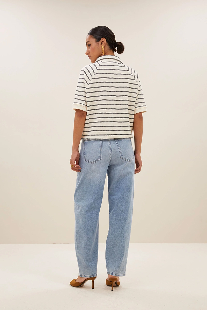 By Bar Harper breton stripe top Ecru-1 4