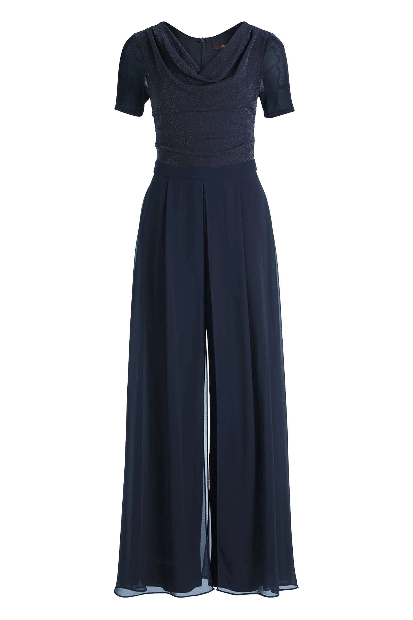 Dames jumpsuit/tuinbroek blauw