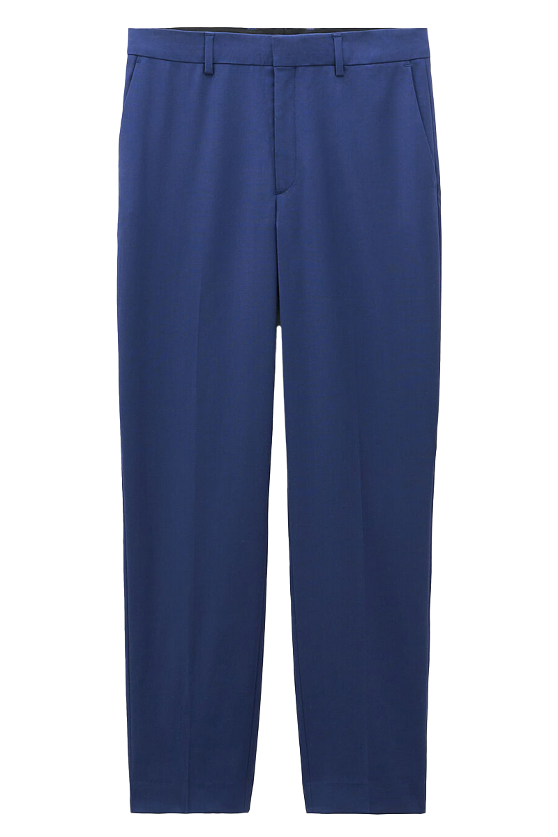 Filippa K Emma cropped cool wool trouser Blauw-1 1