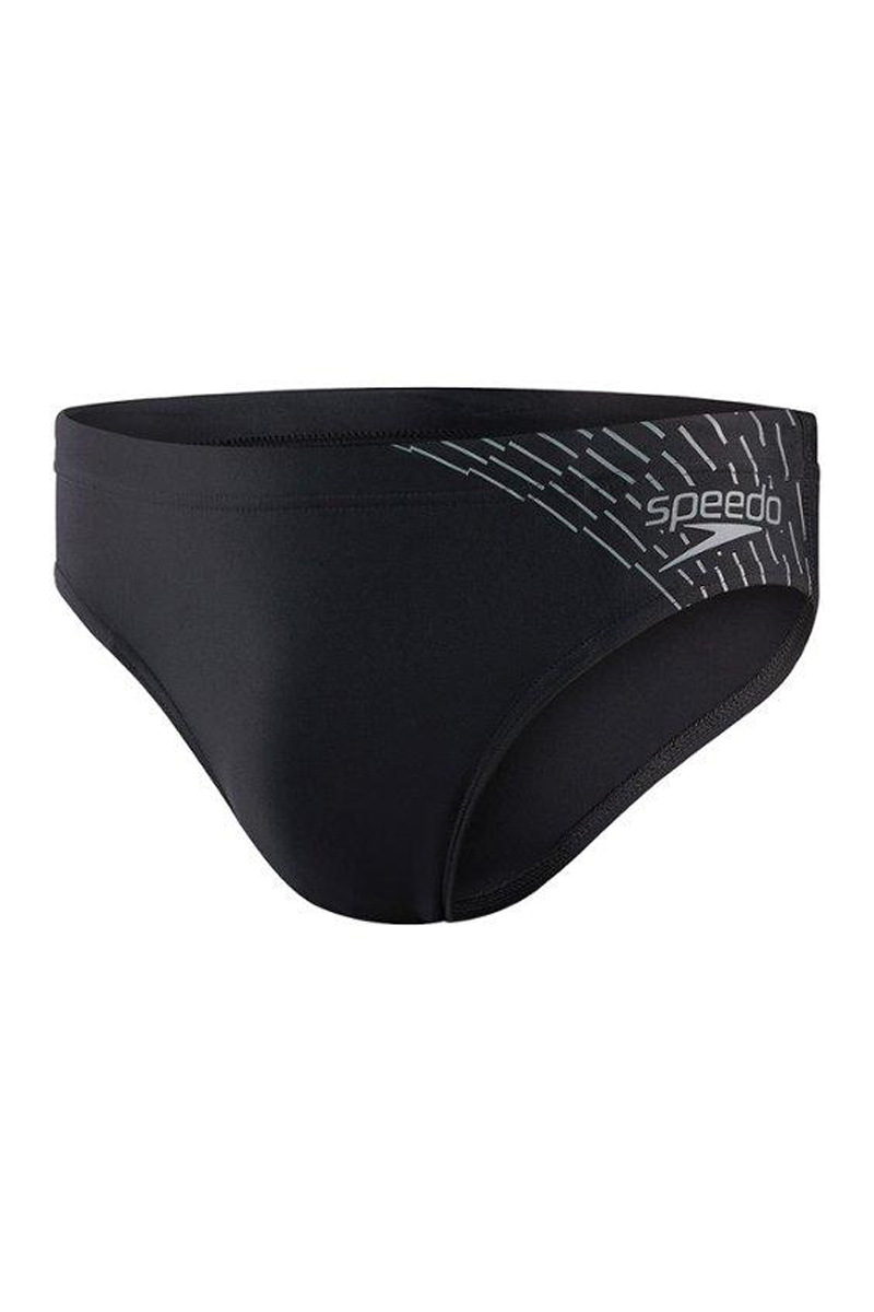 Speedo Eco Medley Logo 7cm Brief Bla/gre Zwart-Multicolour 1