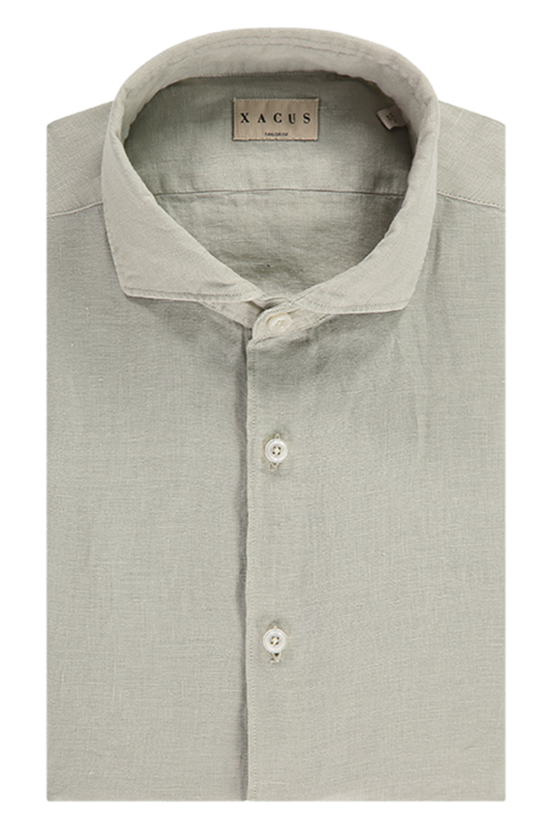 Xacus camicia classica Groen-1 1