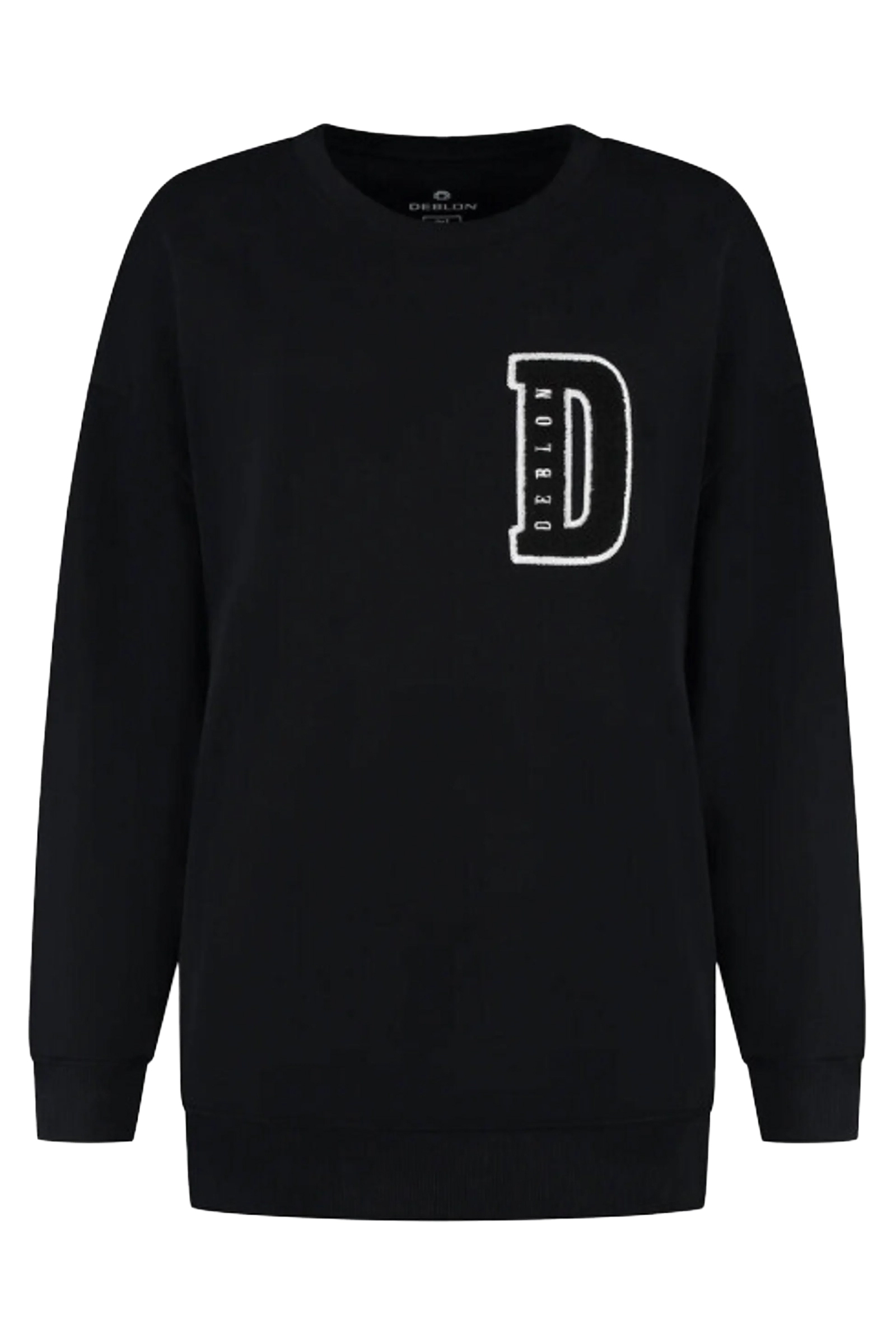 Casual dames sweater zwart