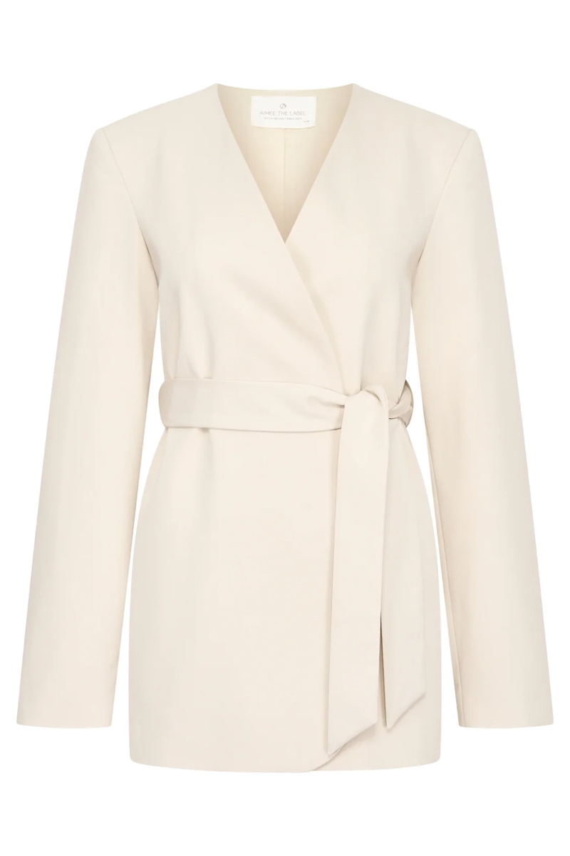 Aimee The Label Woel bruin/beige-1 1