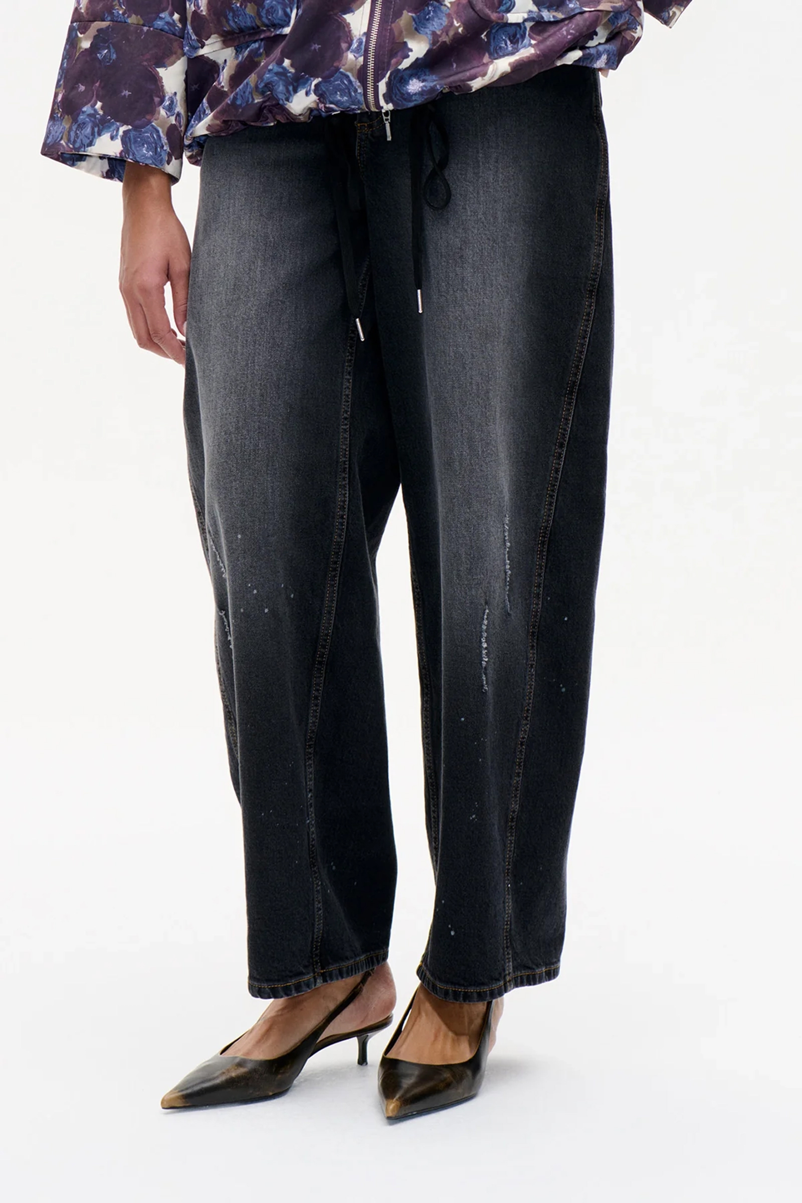Dames jeans grijs