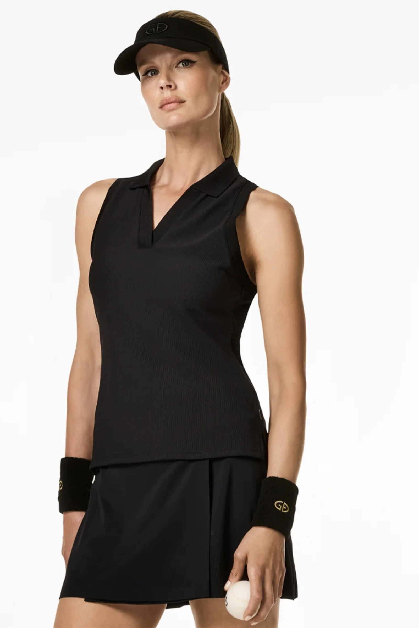 Dames t-shirt korte mouw zwart