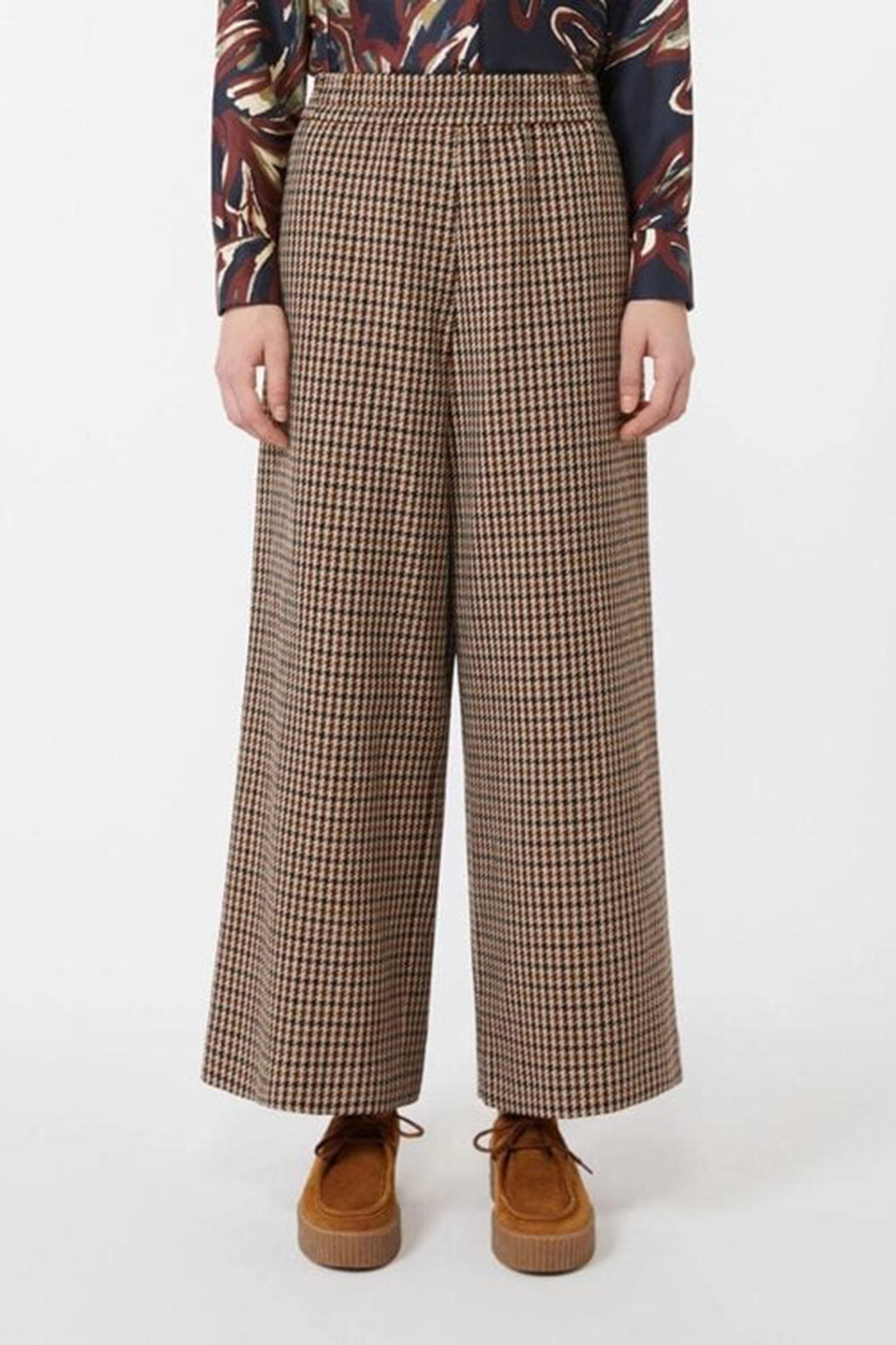 Dames broek bruin
