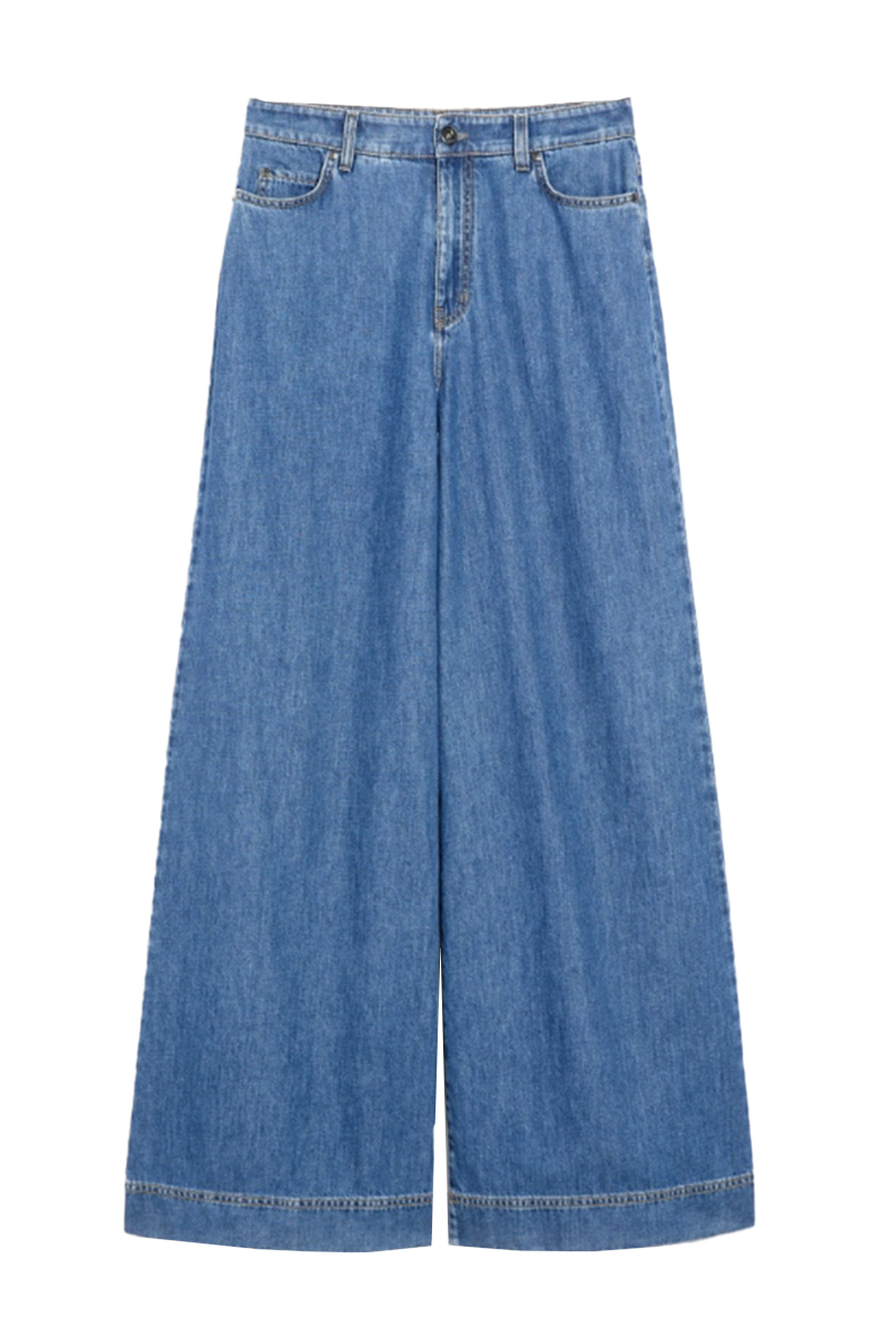 Dames broek blauw