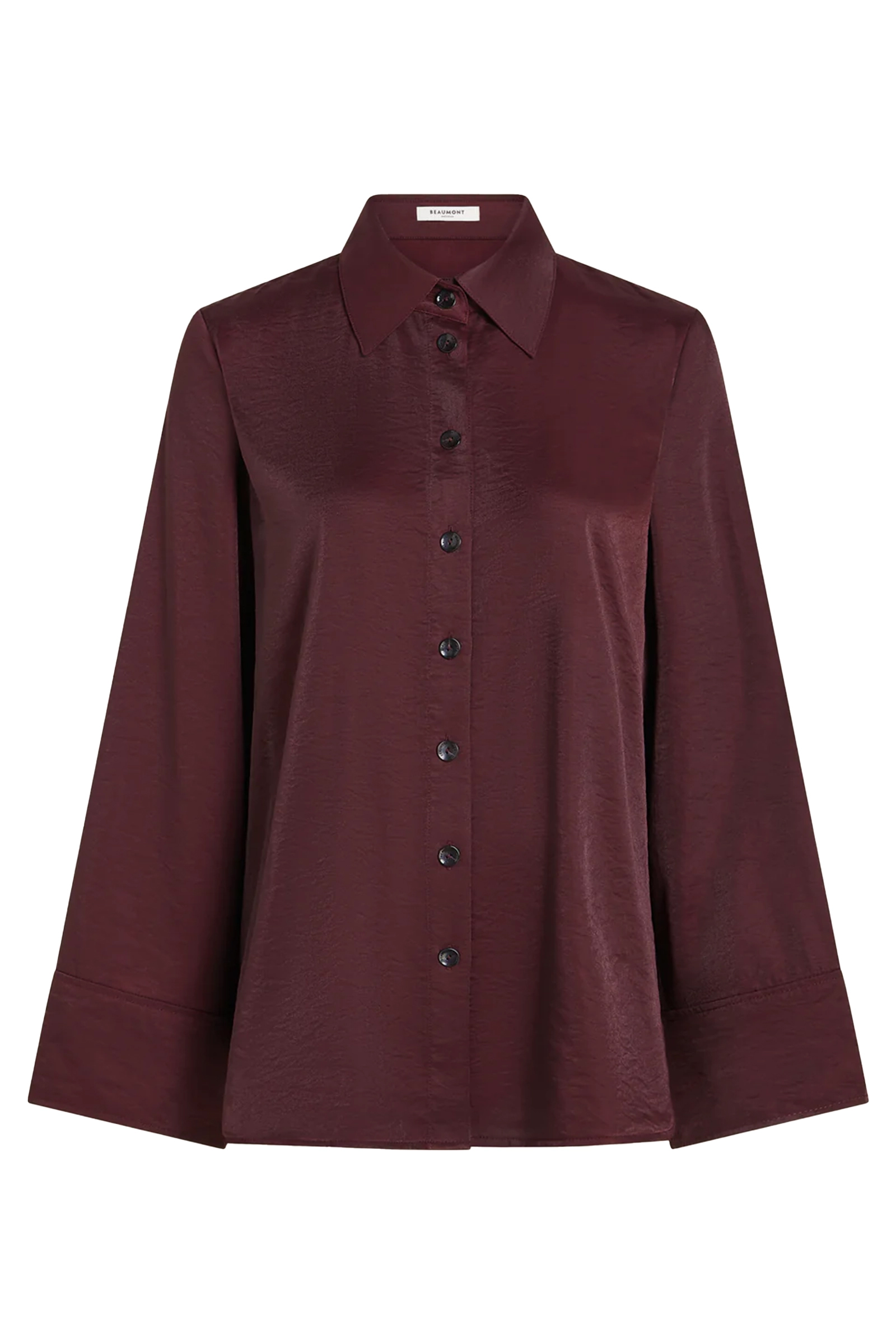 Dames blouse lange mouw rood