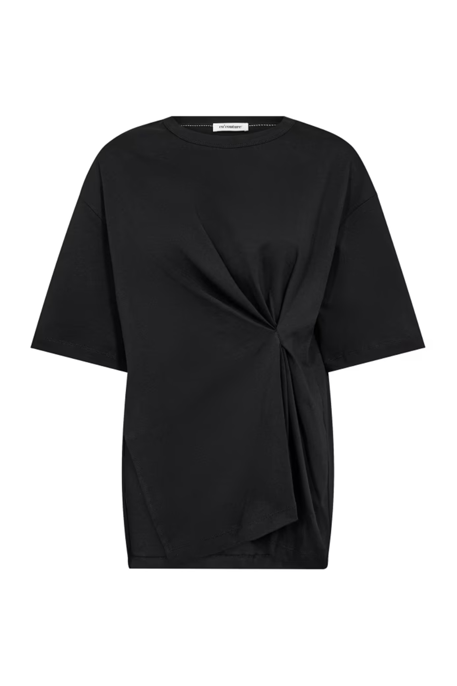 Dames t-shirt korte mouw zwart