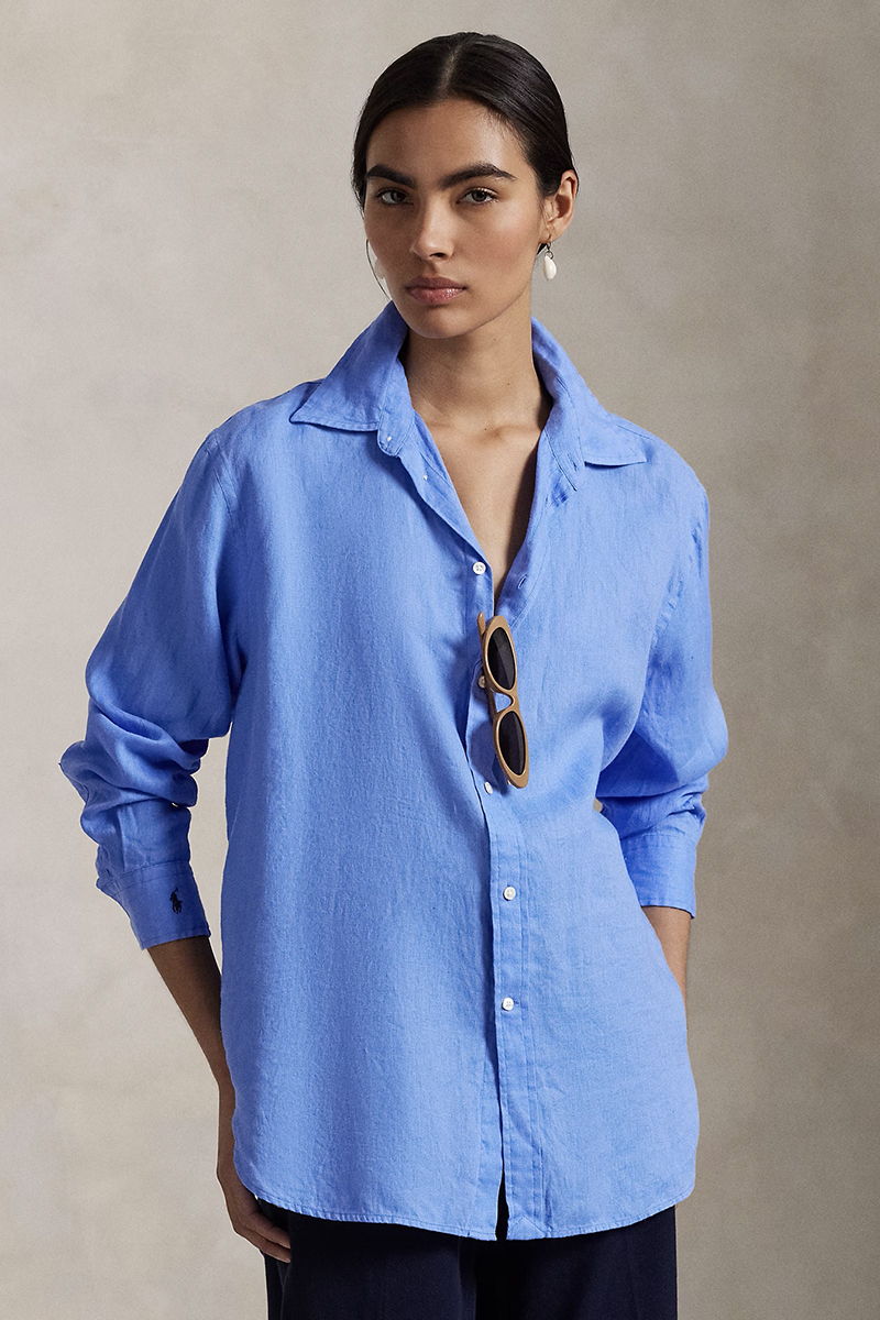 Polo Ralph Lauren CLASSIC LONG SL SHIRT Blauw-1 2