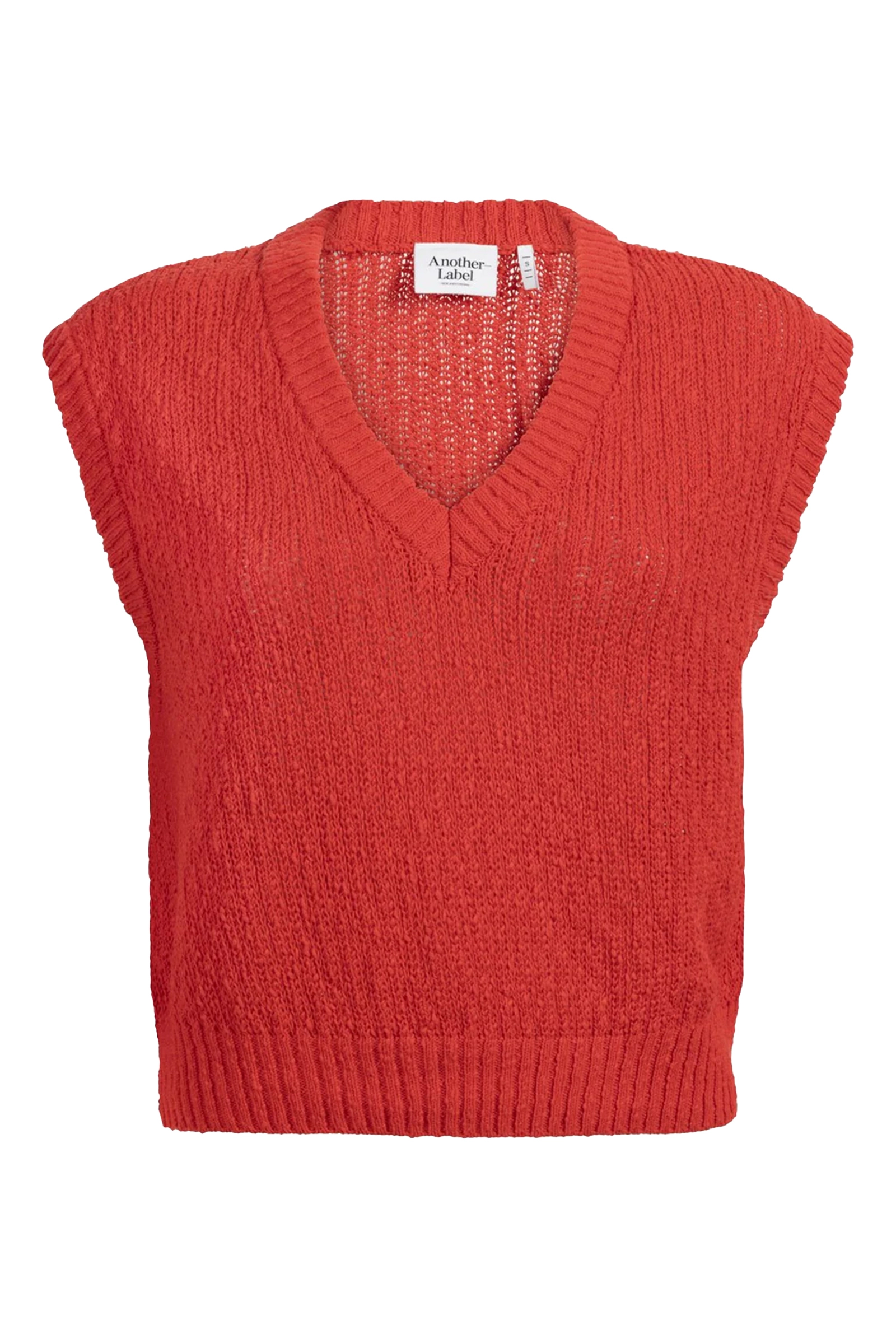 Another Label NoÃ© knitted vest Rood-1 1
