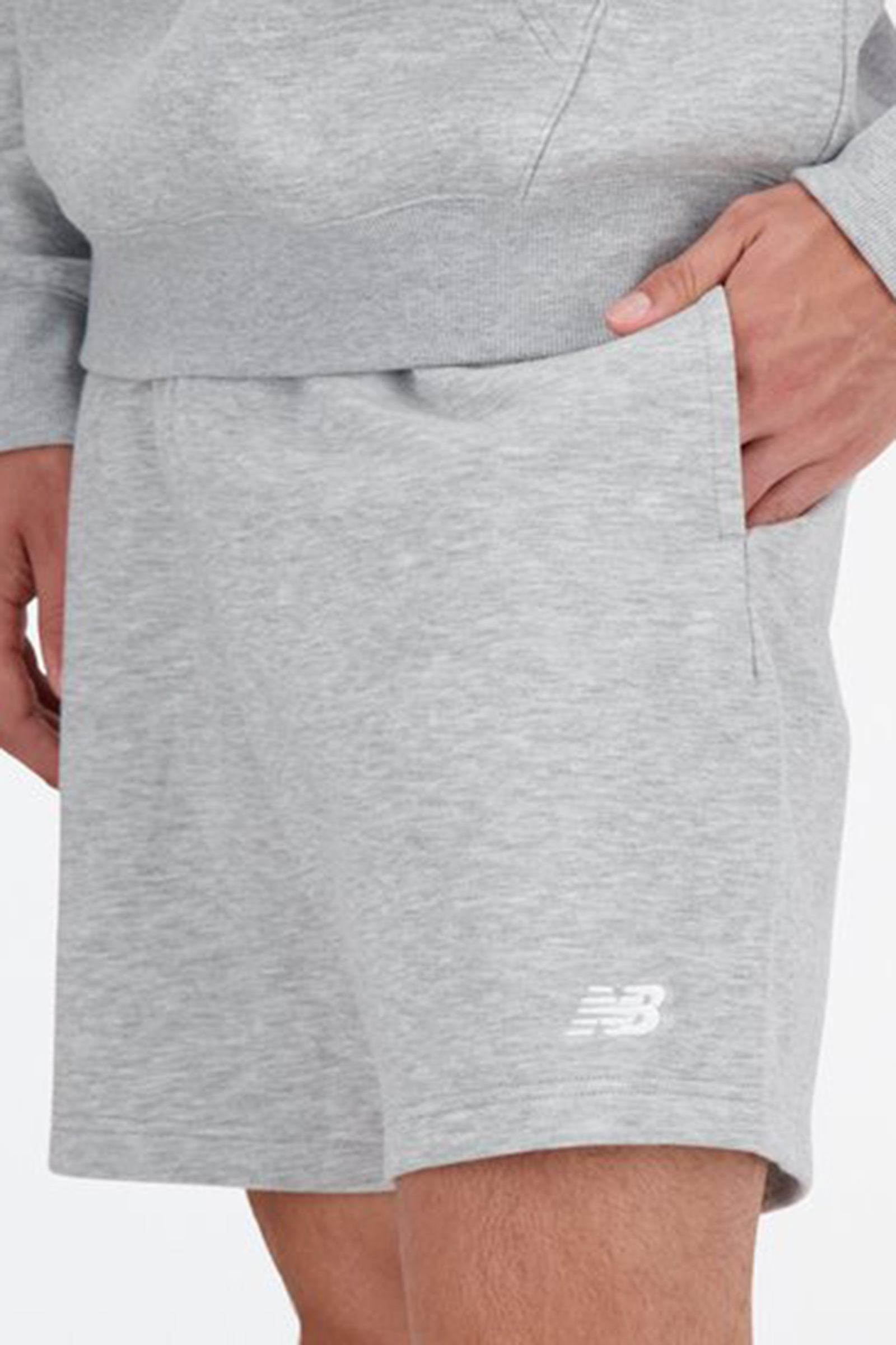 Casual heren short grijs